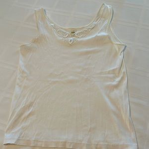 Calida cotton off white/ivory camisole
